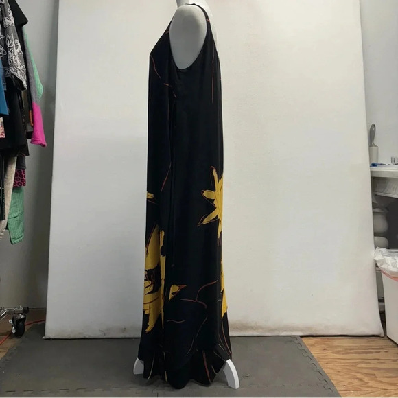 Animale by Jacques Ruc Layered Floral Tank Maxi Dress 3 / L Cotton - Picture 2 of 11